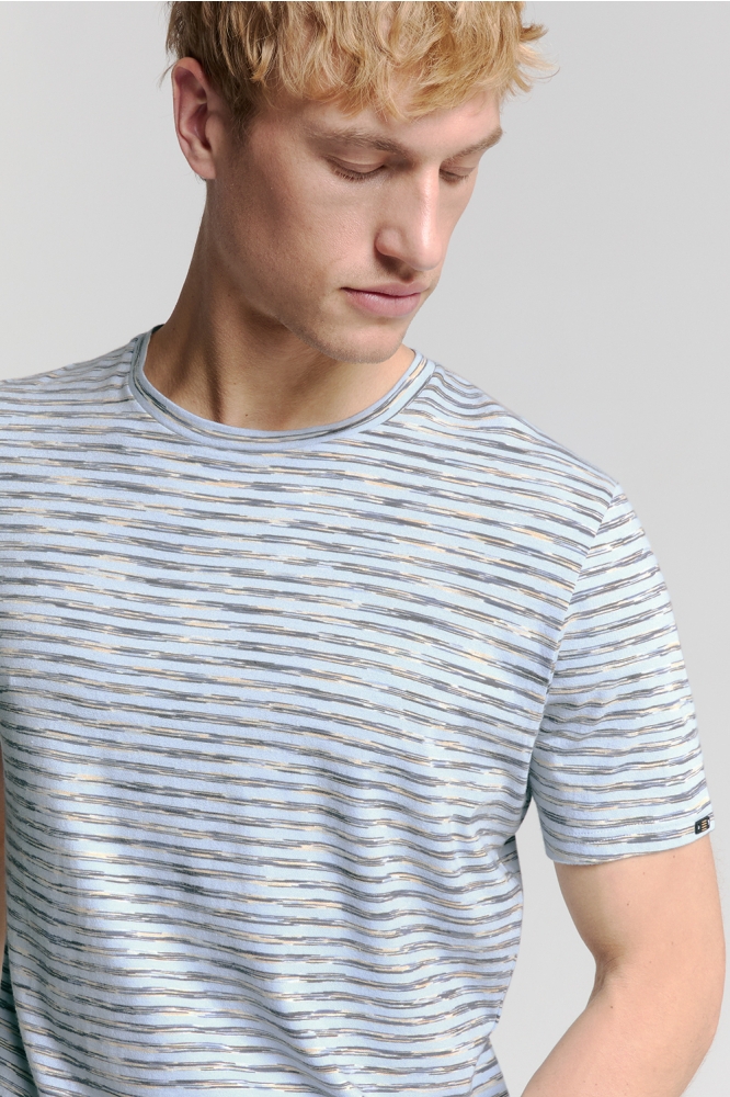 STRIPED CREWNECK T SHIRT 28340470 134 SKY